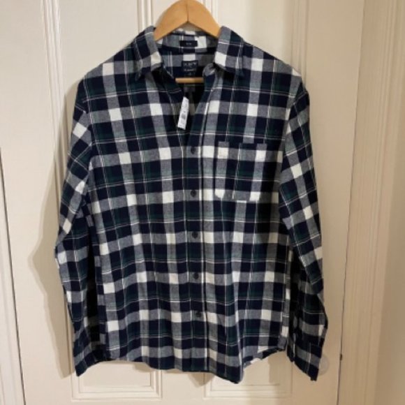 J. Crew Factory Other - J Crew Factory NWT Mens Flannel Slim Fit Shirt Size Small